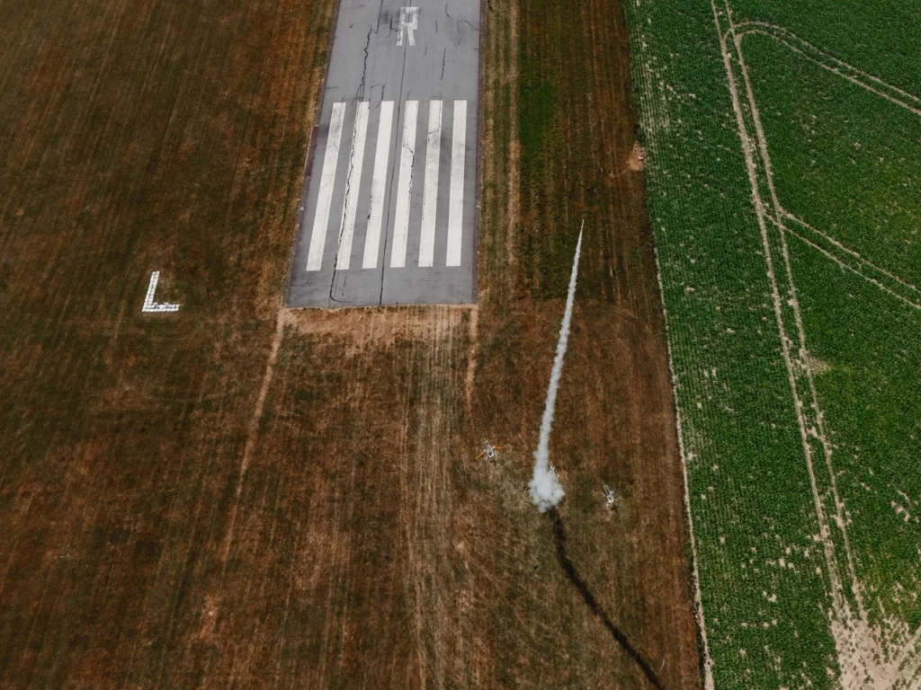 Start rakety na Czech Rocket Challenge 2026