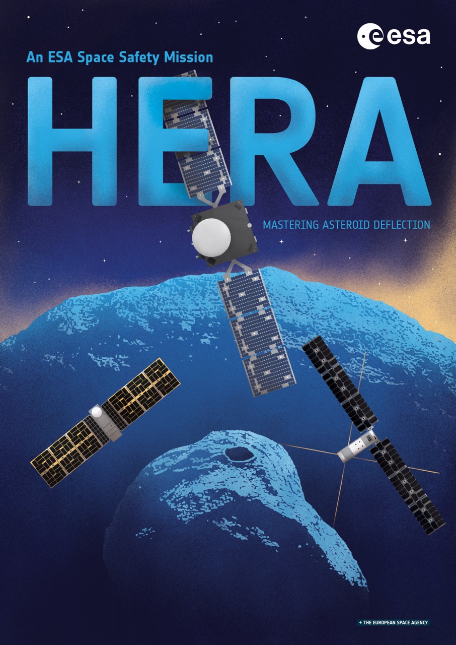 Hera míří k Didymosu. Česko je součástí mise, která zkoumá, jak chránit Zemi před asteroidy